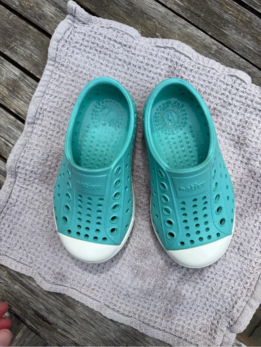 Toddler 6 Native Jefferson Shoe Pool Blue